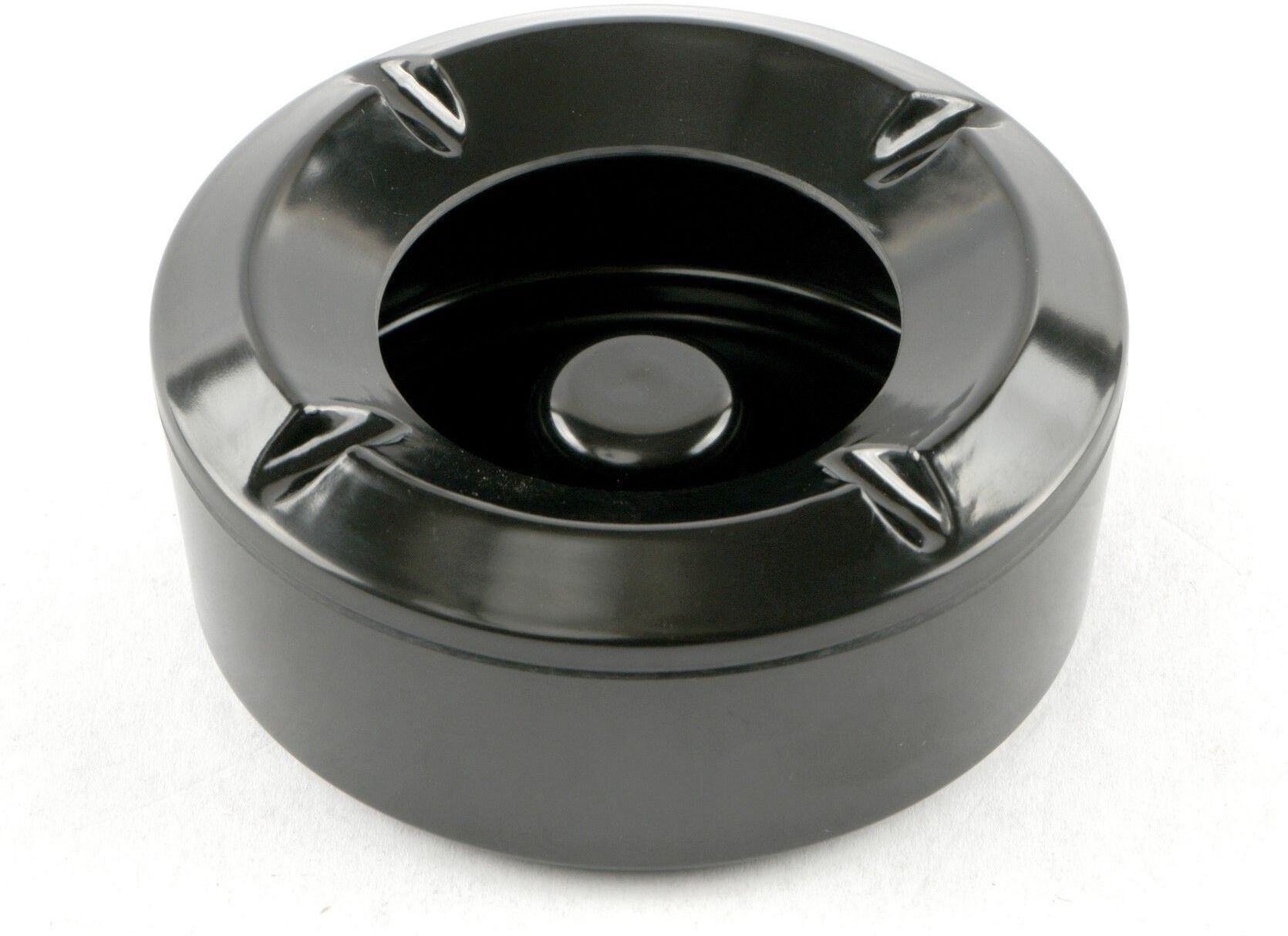 Horeca Professional Posacenere Antivento 10,5 cm Nero