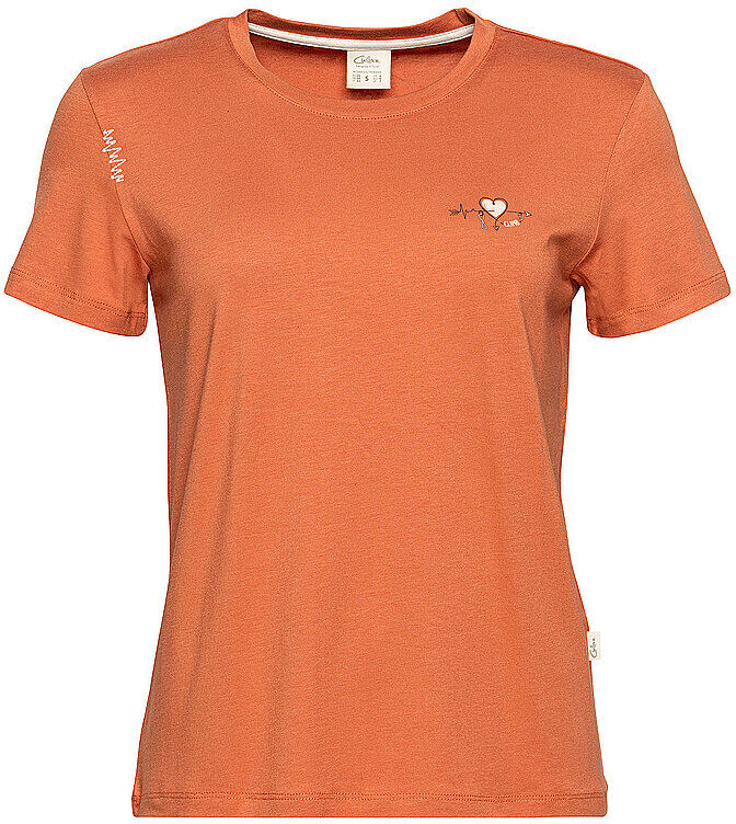 CHILLAZ Damen Klettershirt Ideo Heartbeat to Climb koralle   42 W