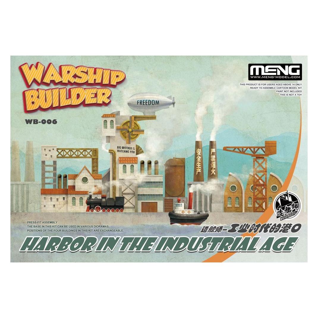 Meng-Model Warship Builder-Harbor In The Industrial Age (CARTOON MODEL) (WB-006)