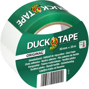 Duck Gewebeband Tape 106-05, Original, weiß, 50mm x 25m