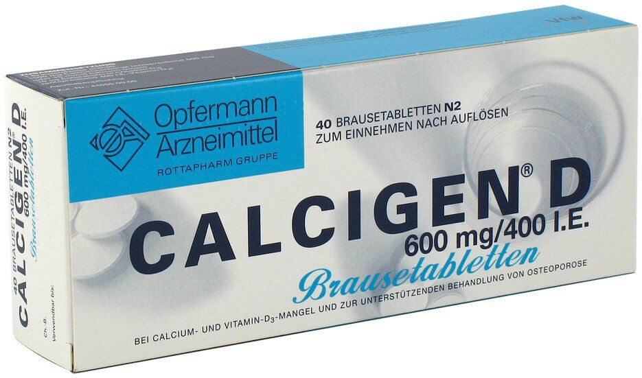 CALCIGEN D 600mg/400 internationale Einheiten