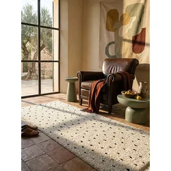 Shaggy-Teppich Polypropylen Creme 80x150 cm - ATRIO   Kadima Design