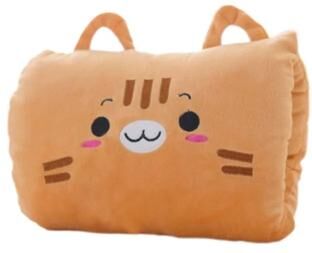 Smart Shopping Spot Cartoon Plush Hand Warmer Pillows Soft & Cozy Nap Cushion For Kids And Adults, Creative Hand Warmer Toy tiger
