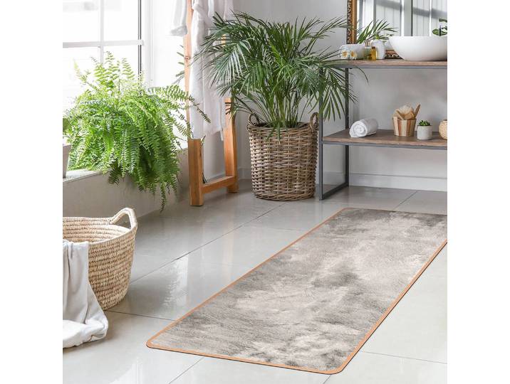 Läufer/Yogamatte Betonoptik 183 x 61cm Grau