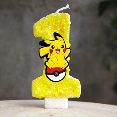 Uplift Picks Pikachu Number Birthday Candle Adds Character Fun To Every Celebration Cake b (1)