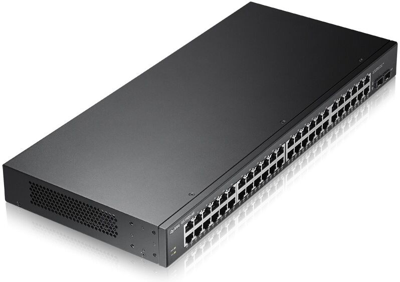 Zyxel GS1900-48 v2 48-Port Gigabit Smart Managed Rackmount Switch with 2 x SFP (GS1900-48-GB0102F)