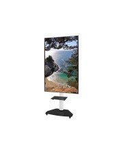 Techly TV Trolley für LCD LED 37-70" weiß mit Ablage Glas Weiß (ICA-TR3WH)