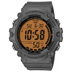 Casio AE-1500WHC-8AVEF Casio Timeless Herrenuhr Digital Grau/Orange