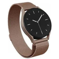Burga Metall-Mesh-Armband - 20 mm Uhrenarmband (20 mm, Metall), Uhrenarmband, Gold