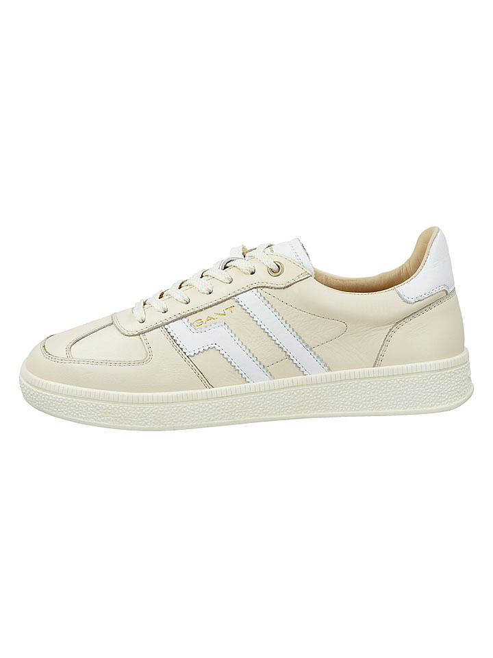 GANT Footwear Leder-Sneakers "Cuzima" in Creme - 40