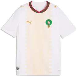 PUMA FRMF Marokko Auswärtstrikot WM 2026 Kinder 02 - PUMA white/victory gold 116