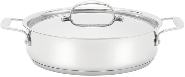 Stellar Profile Non-Stick Stainless Steel (18/10) Round Braiser with Lid Polished Steel 2.5L