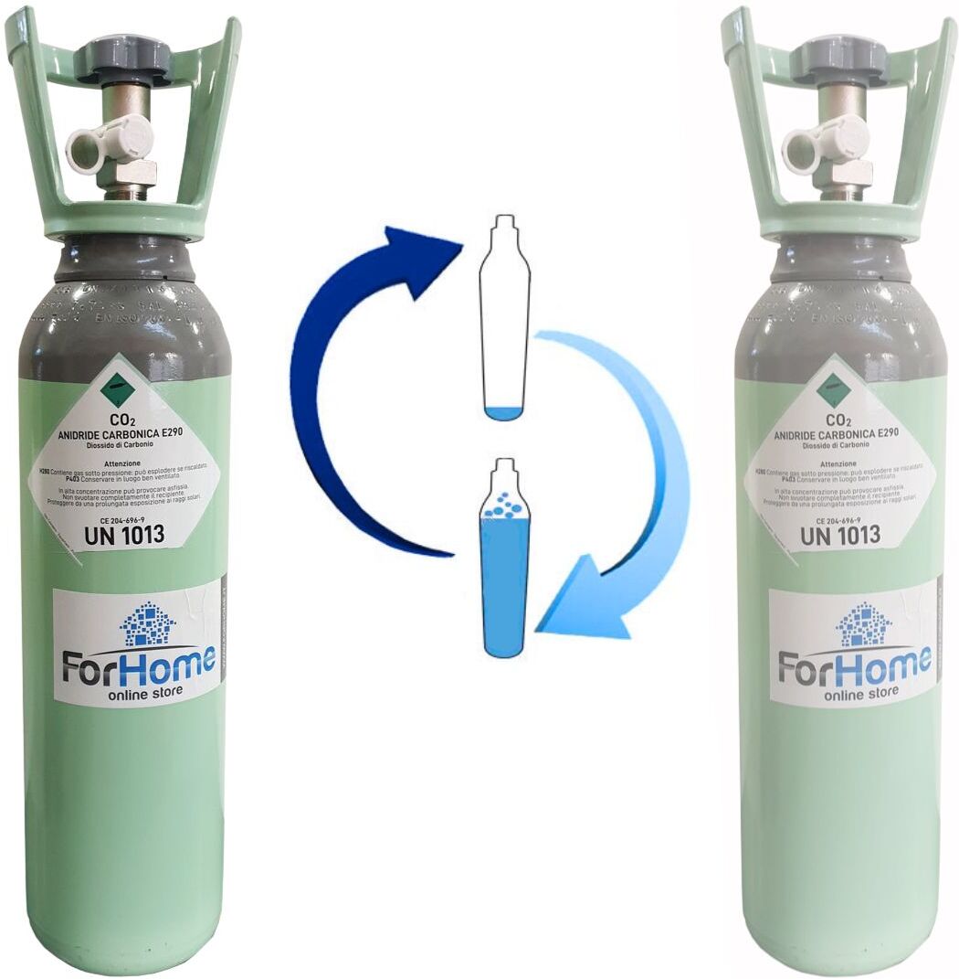 Servizio Ricarica Bombola Co2 Da 4kg Acciaio A Domicilio Con Valvola Residuale C