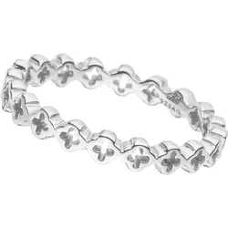 LEAF - RING ENDLESS CLOVER - silber