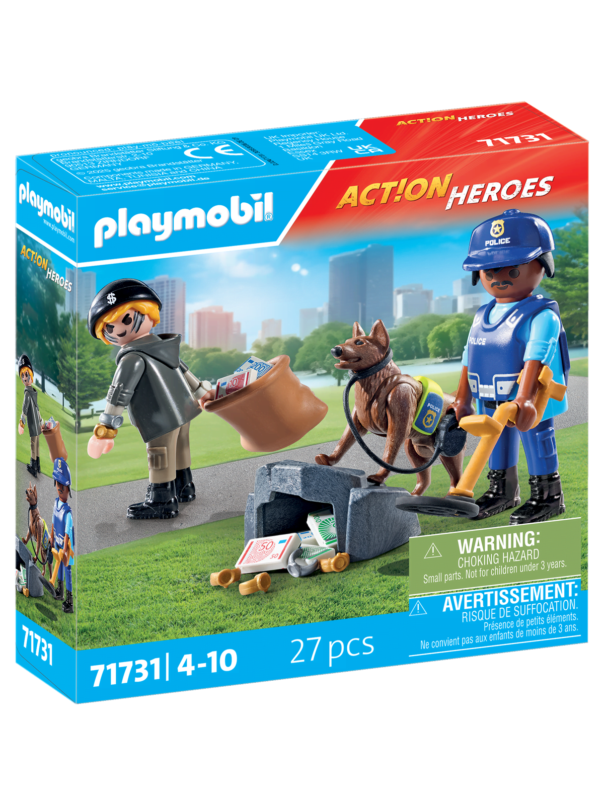 Playmobil Polizei-Suche mit Hund