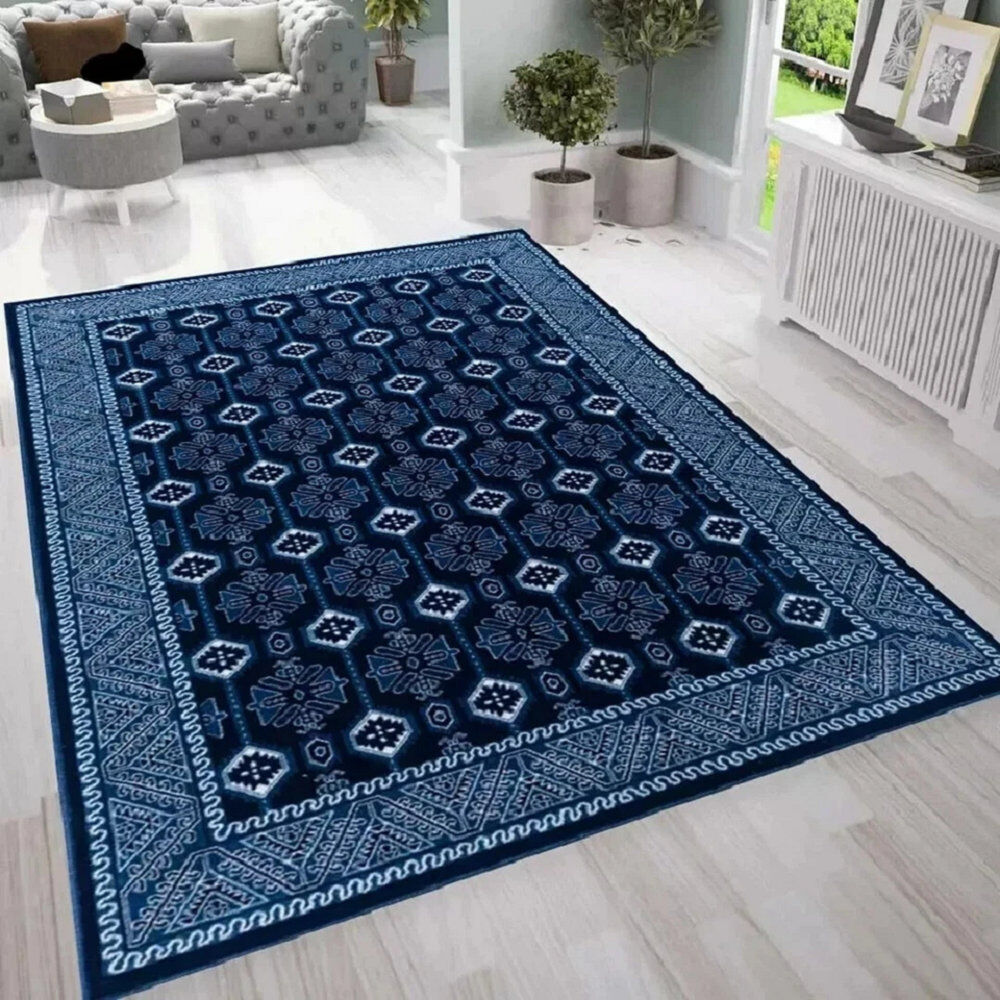 Metro Indoor / Outdoor Area Rug Red Rectangle 240 x 320 cm