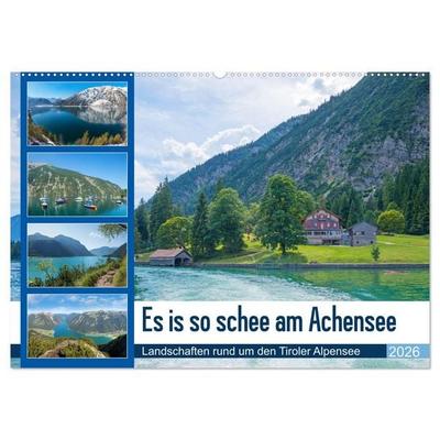 Es is so schee am Achensee 2026 (Wandkalender 2026 DIN A2 quer), CALVENDO Monatskalender