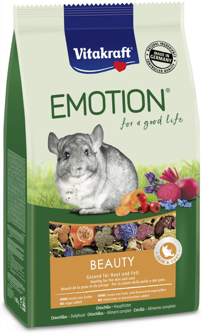Vitakraft Emotion Beauty Mangime per Cincillà 600G