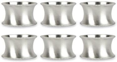 DII Design Imports Beaded Kitchen Napkin Ring Set (Set of 6)