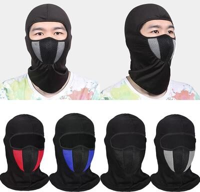 Uplifted Finds Breathable Motorcycle Balaclava Full Face Mask For Riding Protection red