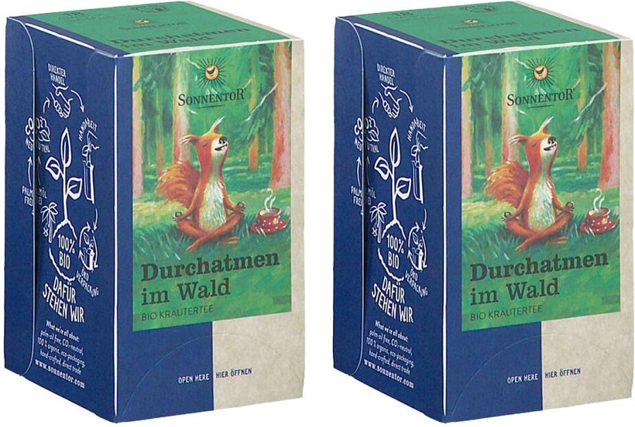 SONNENTOR Durchatmen im Wald Bio Kräutertee 2x18stk