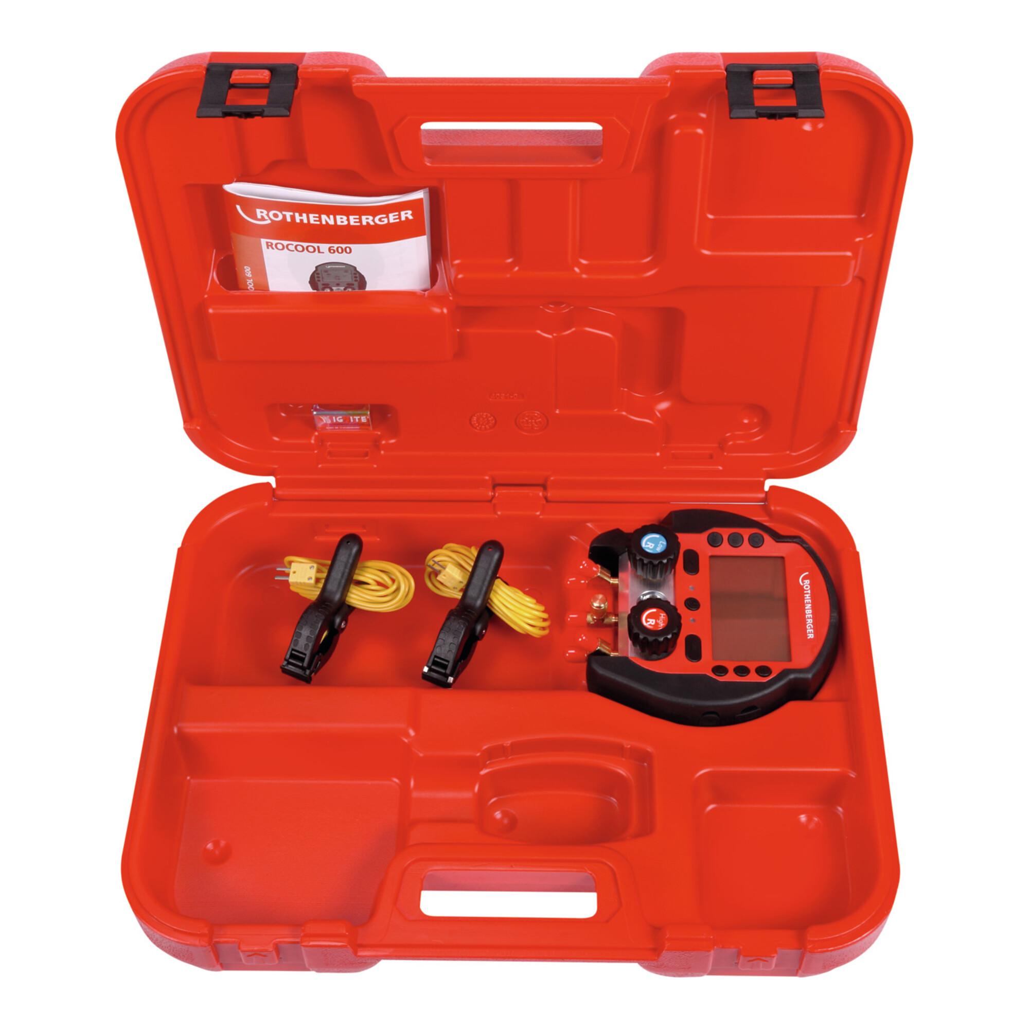 Rothenberger ROCOOL 600 Set mit 2 Temperaturklemmen im Koffer (1000000570)