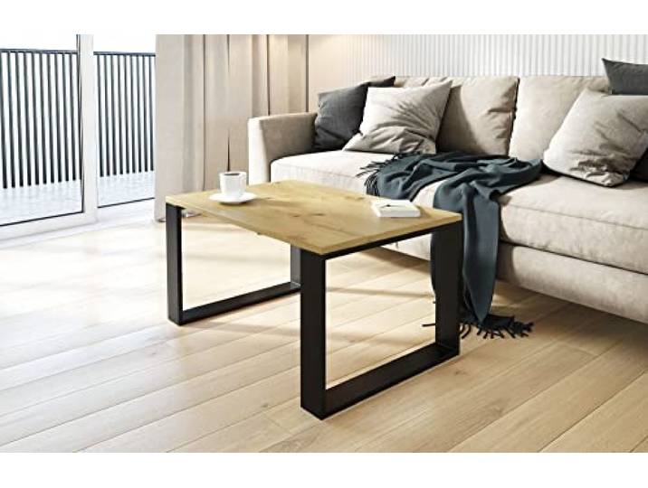 AKKE Couchtisch Wohnzimmertisch Beistelltisch Tisch Für Wohnzimmer Artisan Oak Yellow 100 x 50 x 45