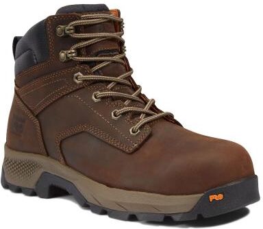 "Timberland Pro TiTAN EV 6"" Composite Toe - Mens 9 Brown Boot W"