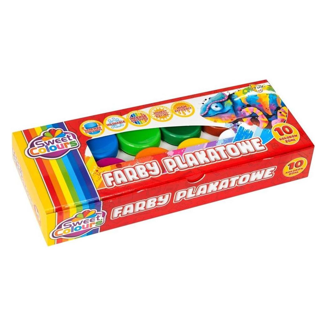 Sweet Colours Posterfarben 10 Farben 20ml (20 ml) (47590981)