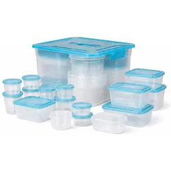 Frischhalteboxen Set – 50-teilig – Mit Deckel – Verschiedene Größen – BPA-frei