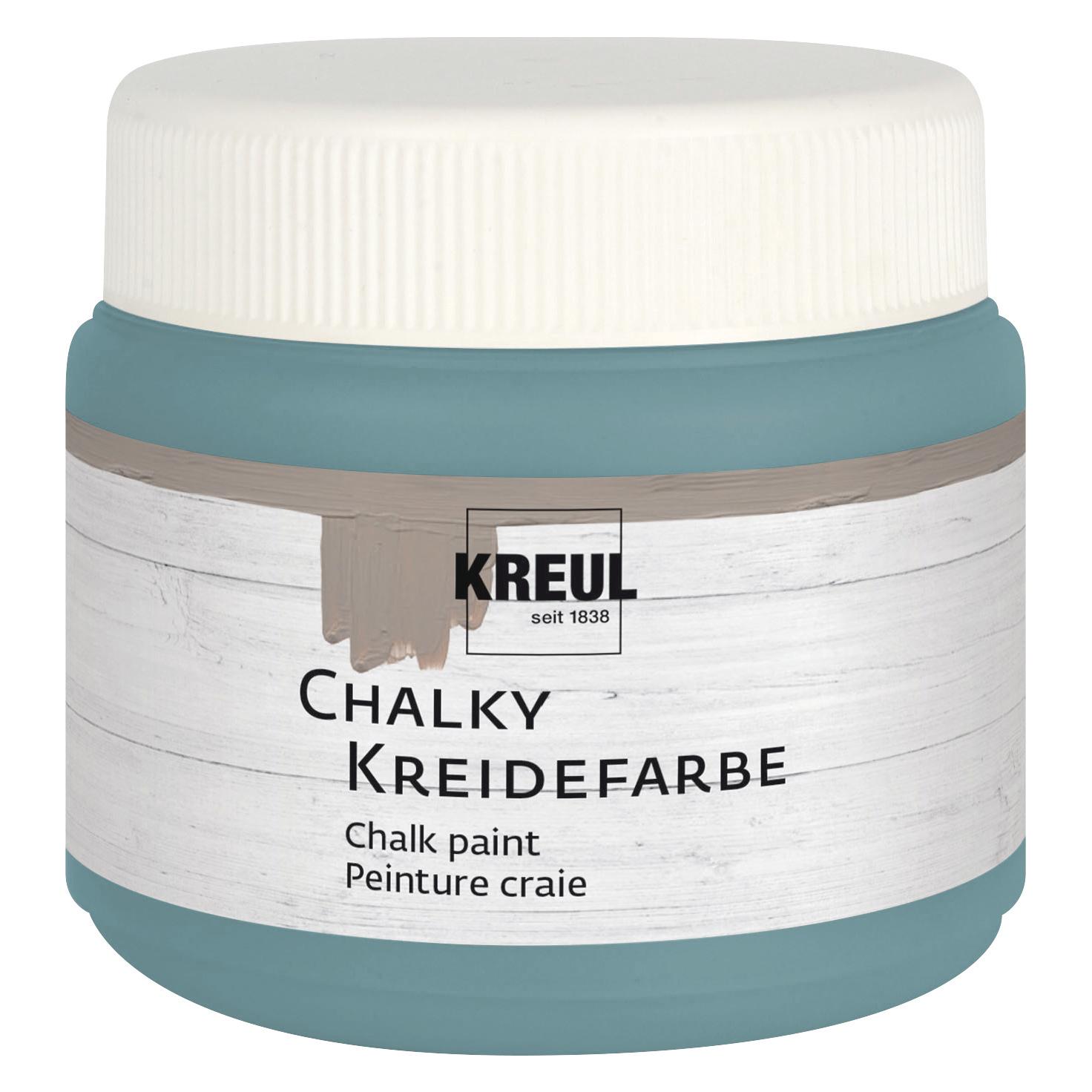 Kreul Kreidefarbe Chalky, Sir Petrol, 150 ml (150 ml) (75317)