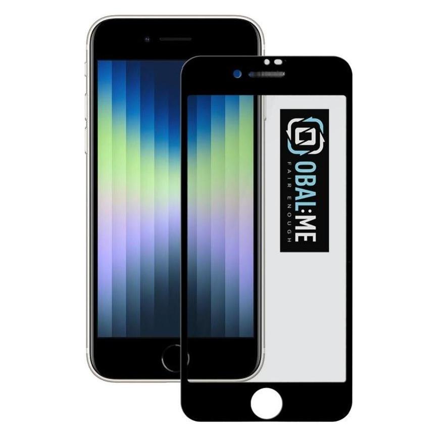 Obal:Me 5D Glass Screen Protector for Apple iPhone 7/8/SE2020/SE2022 Black (Apple iPhone 7) (8596311222481)