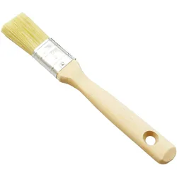 Flachpinsel 25 mm (Fassung) - Größe 1", Holz, Stahl, braun