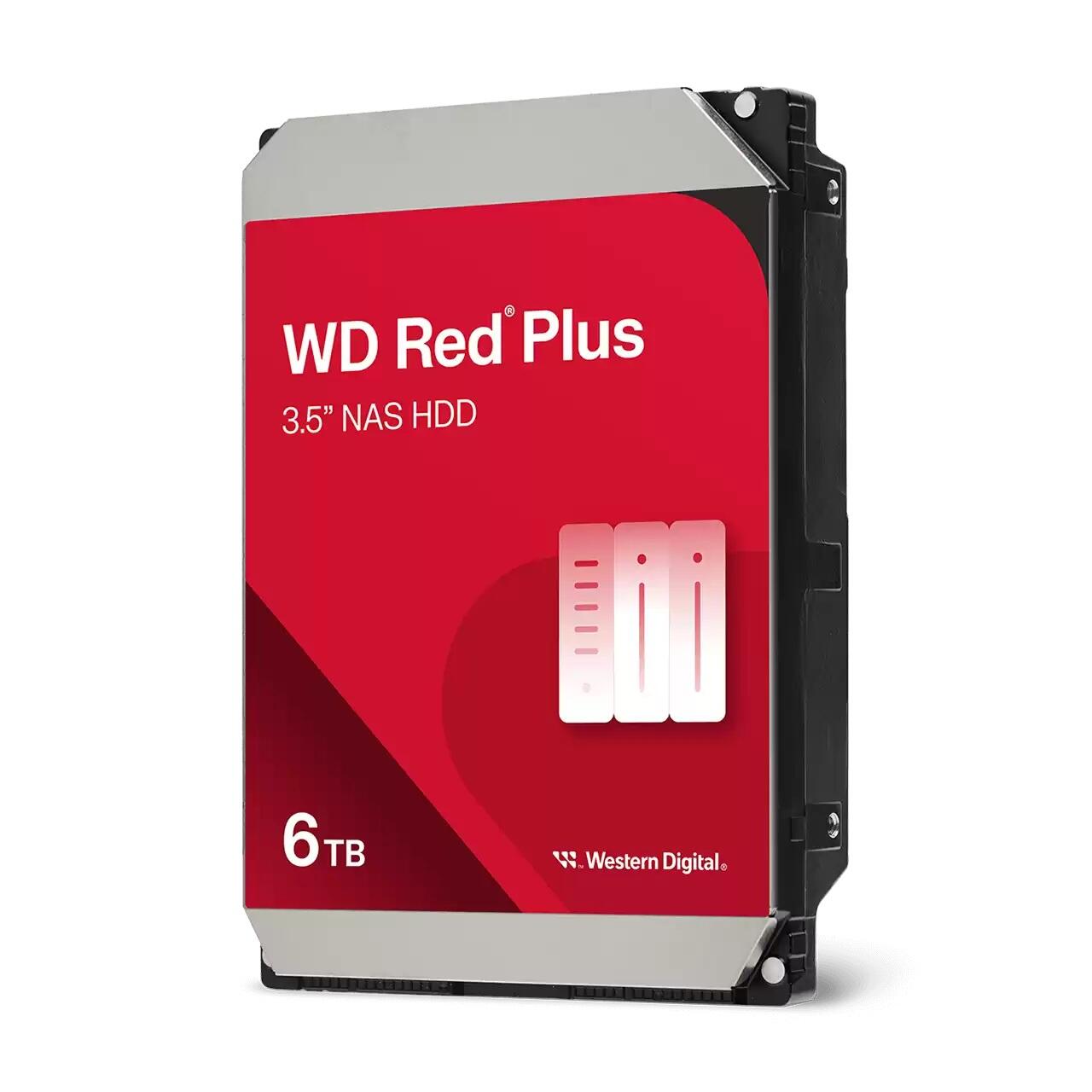 Western Digital WD Red Plus NAS Festplatte - 6 TB, 256MB WD60EFPX