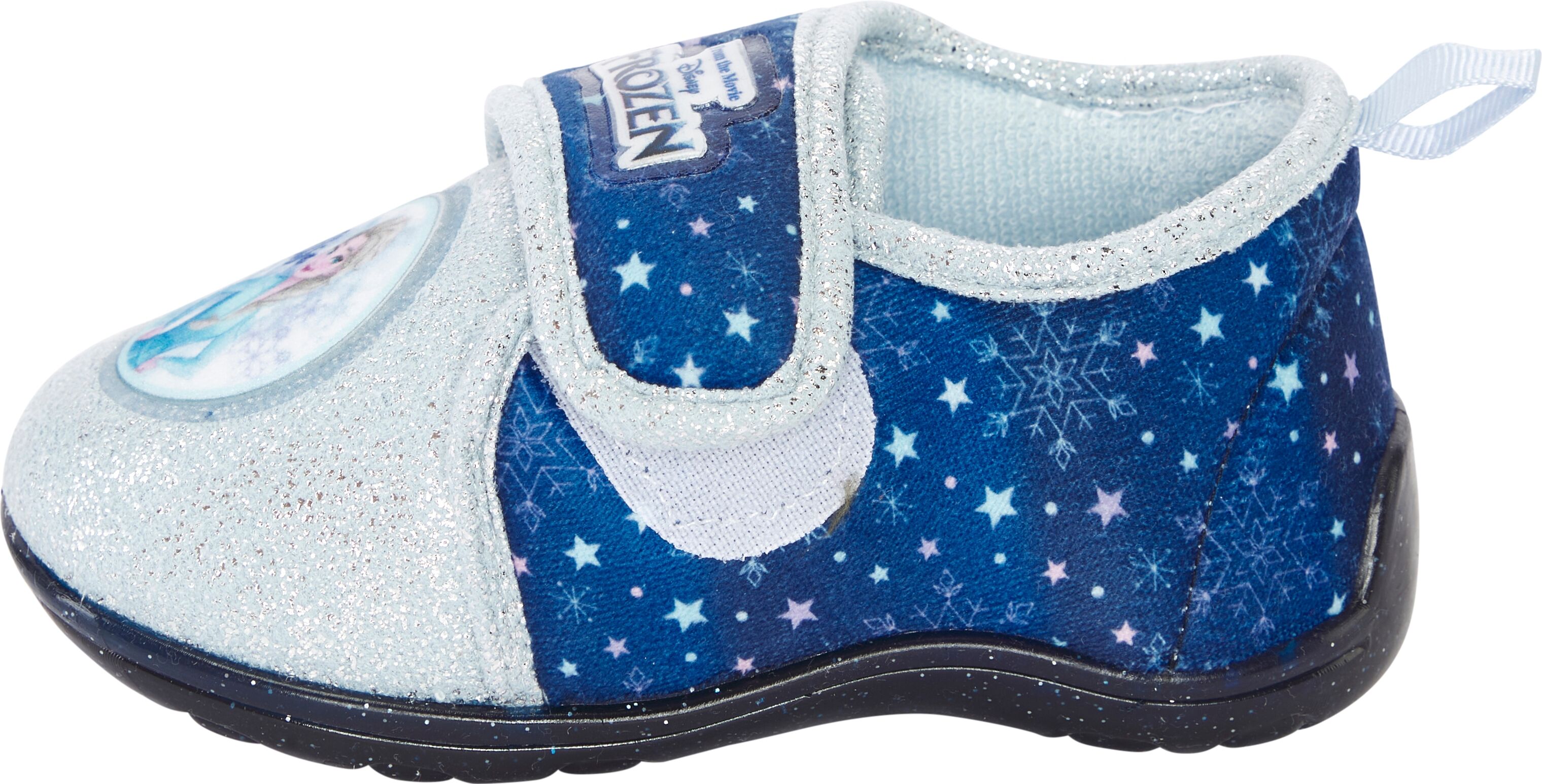 Hausschuh DISNEY "FROZEN", Mädchen, Gr. 21, blau (lt blau), Textil, Schuhe Hausschuh lt blau 21