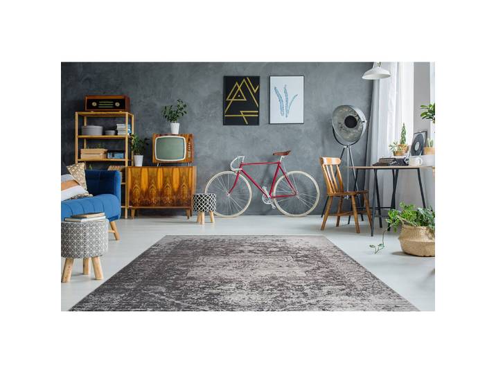 Kurzflorteppich Baroque 1200 Beige 120 x 170cm Webstoff