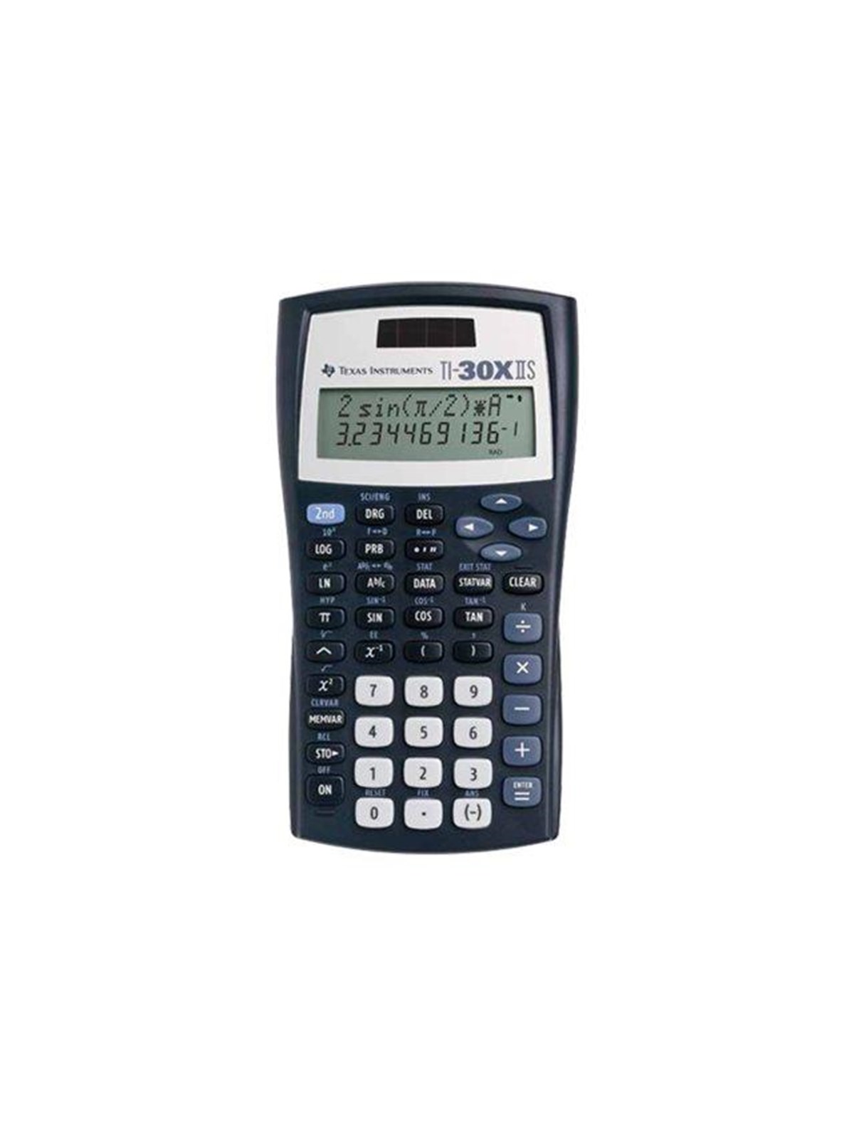 Texas Instruments TI 30X II SOLAR - 2-line LCD - Solar & battery