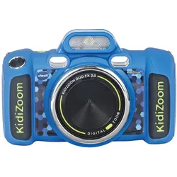 VTech KidiZoom Duo FX 2.0 blau – 12-in-1 Kinderkamera mit Dualkamera, Effekten und Spielen