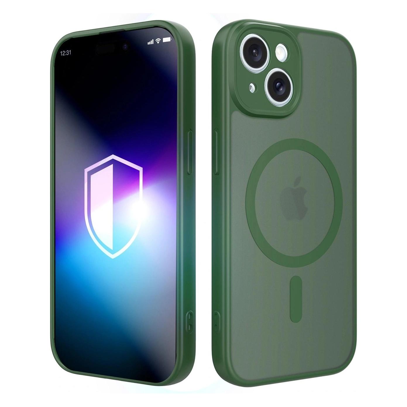 3MK Apple iPhone 15 - Misty MagCase Green (Apple iPhone 15) (5903108759915)