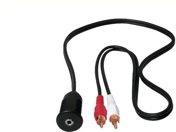 Phonocar Kabel, Cinch 3,5 Klinke-Öffnung/eingang Für Panel Cinch-Kabel 05911