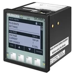 Siemens 7KG9501-0AA31-2AA1 SICAM Q100, multifunktionaler Netzqualitätsschreiber, PQI-A, Abmessungen 96mm x 96mm x 100mm Schalttafeleinbaugerät mit