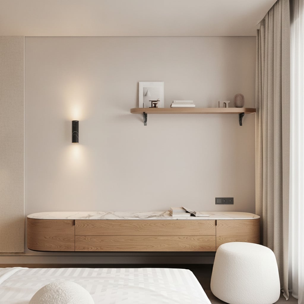 Lyora Design wandlamp Olvio zwart marmer