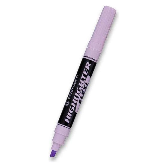 Centropen Textmarker 8542, lila, 10stk, 1-5mm, mit superflexibler Spitze, Preis pro Stück, EOL (10x) (40946107)