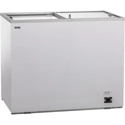 KBS Gastrotechnik Eiscreme Impuls-Tiefkühltruhe D 200 mit Glasschiebedeckel