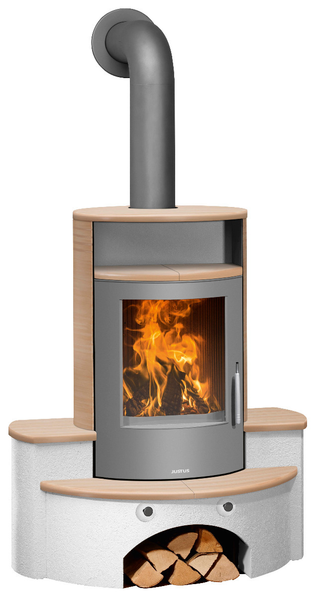 Justus | Kaminofen | Kaskade 2.0 | 6,5 kW | Keramik Corretto