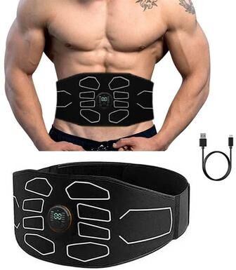 Uplifted Finds EMS Waist Abdominal Muscle Stimulator Training Belt EMS Waist Abdominal Muscle Stimulator Training Belt