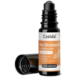 RIZINUSÖL Bio Augen Roll-on mit Weihrauchöl 10 ml