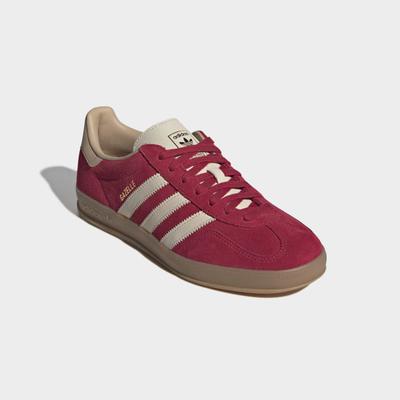 Sneaker ADIDAS ORIGINALS "GAZELLE", Herren, Gr. 42,5, rot (tmvire, warvan, magbei), Leder, Schuhe Sneaker