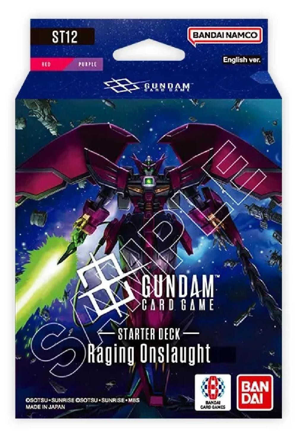 Bandai Gundam Card Game ST12 Startende Deck Woedende Aanval