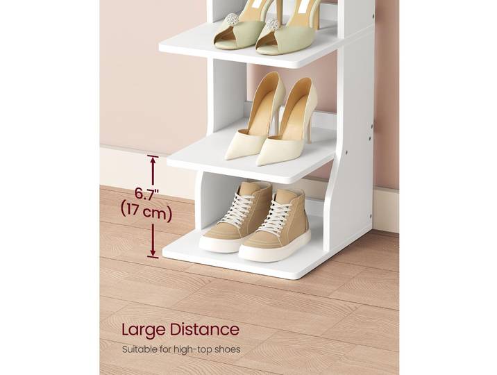 Schuhregal VASAGLE Stahl B 30 H 147 cm - Schuhregal